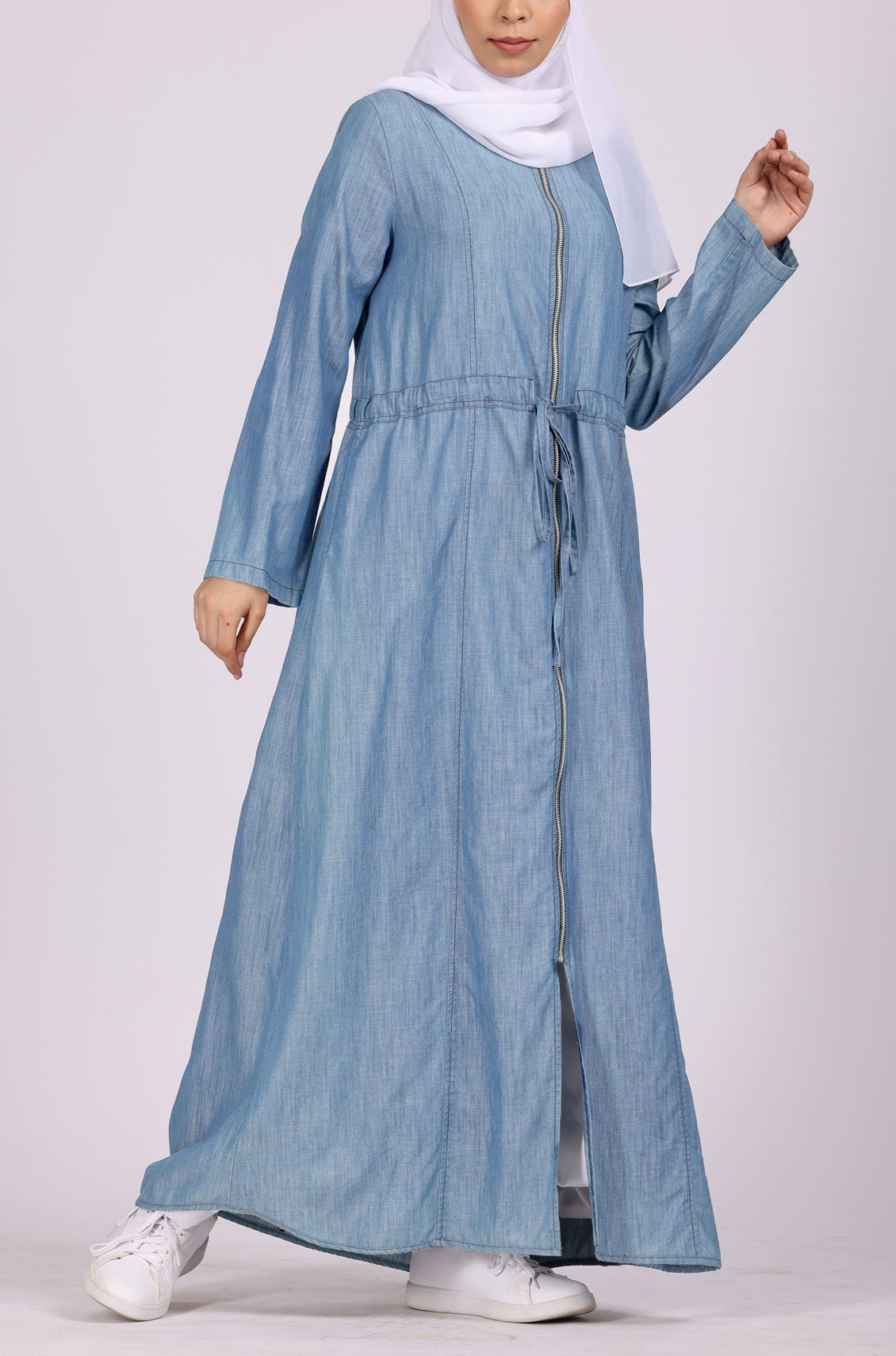 Buy online Blue Denim A-line Cloaks & Abaya from ethnic wear for Women by  Momin Libas for ₹2279 at 54% off | 2024 Limeroad.com