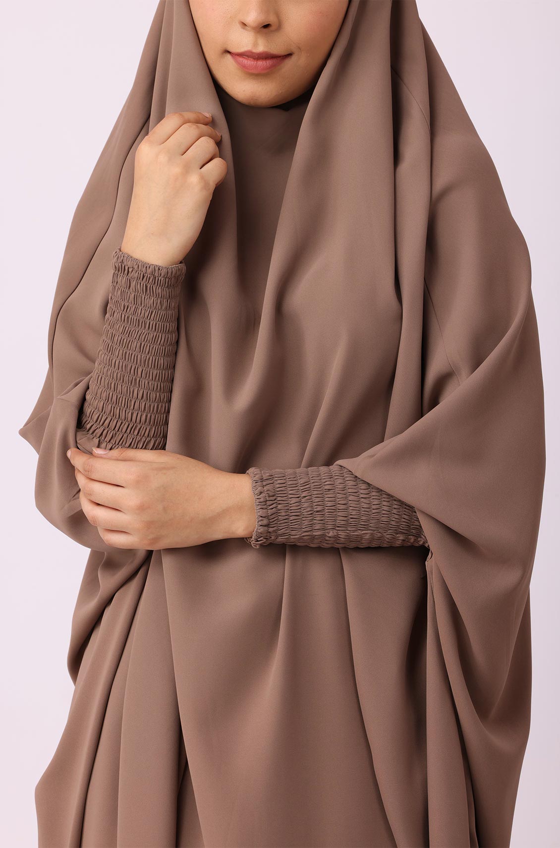 Jilbab 02 Piece / Prayer Set Almond