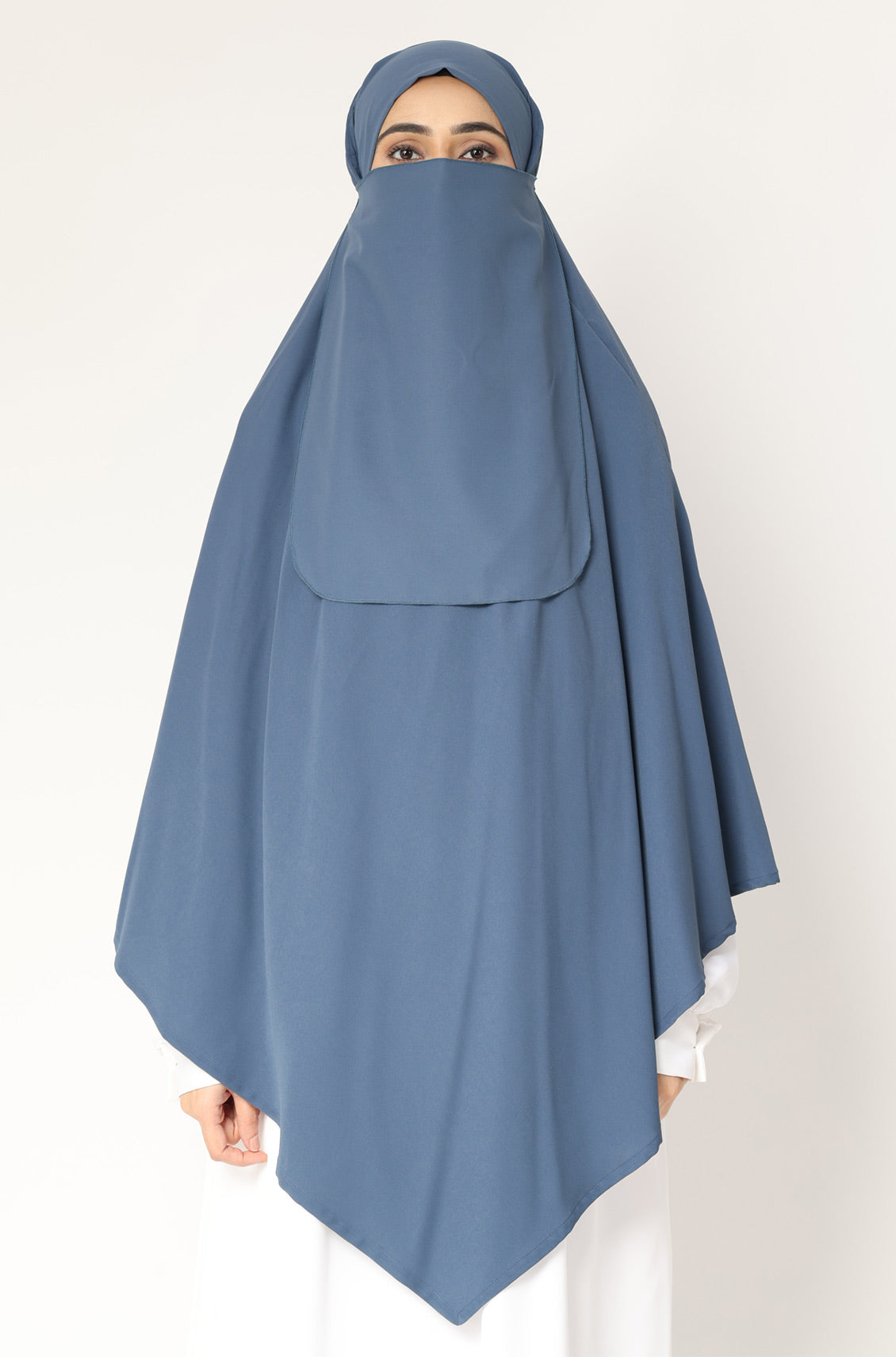 Khimar Single Layer Denim Blue