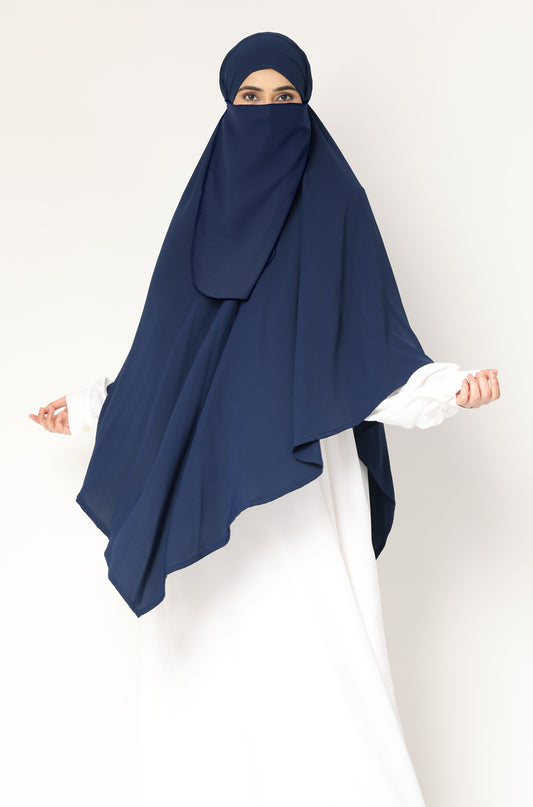 Khimar Single Layer Persian Blue