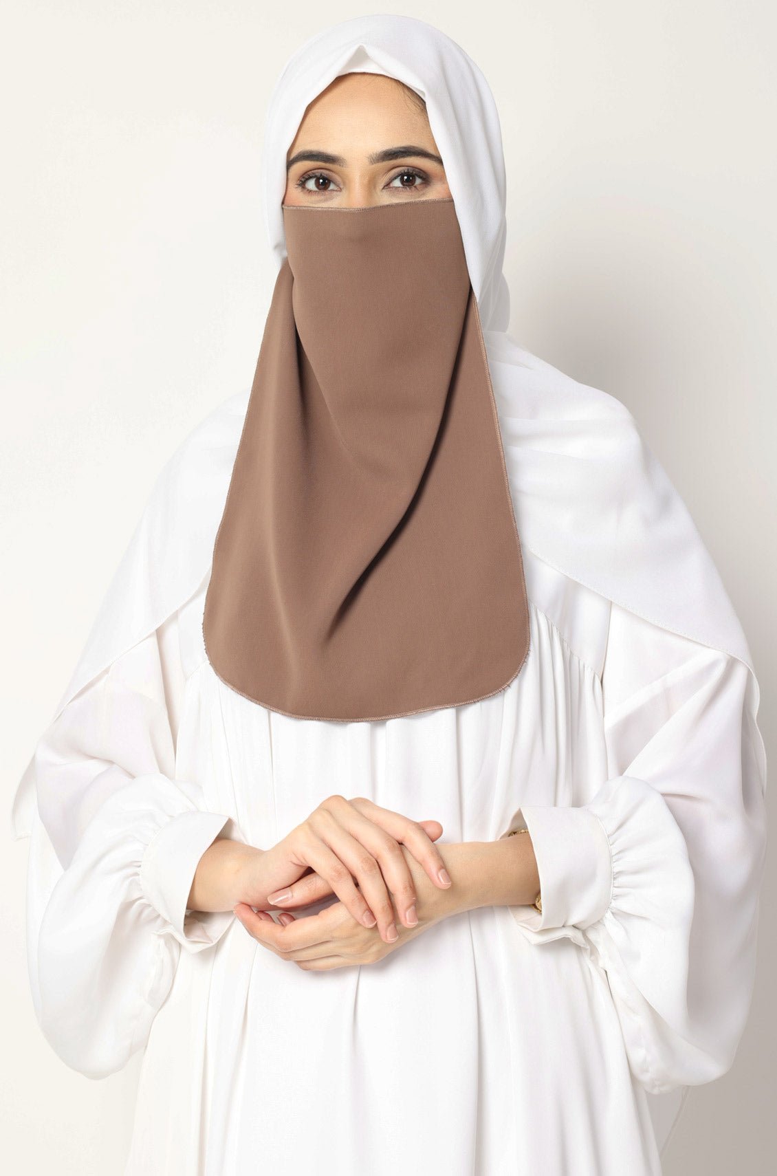 Half Niqab Almond