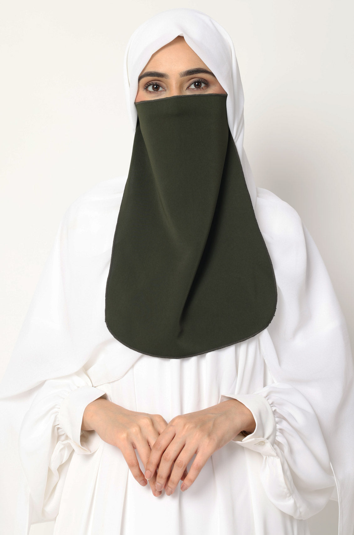 Half Niqab Olive