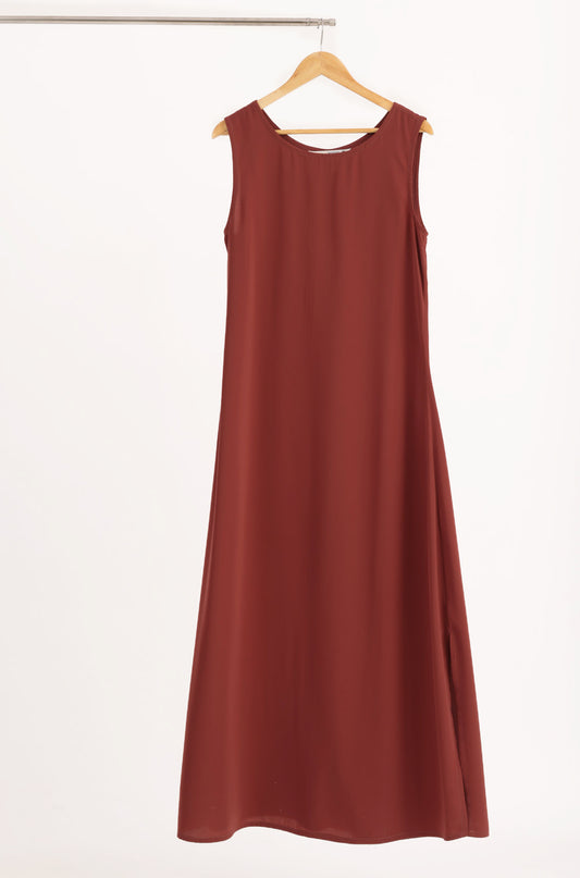 Sleeveless Slip Rust