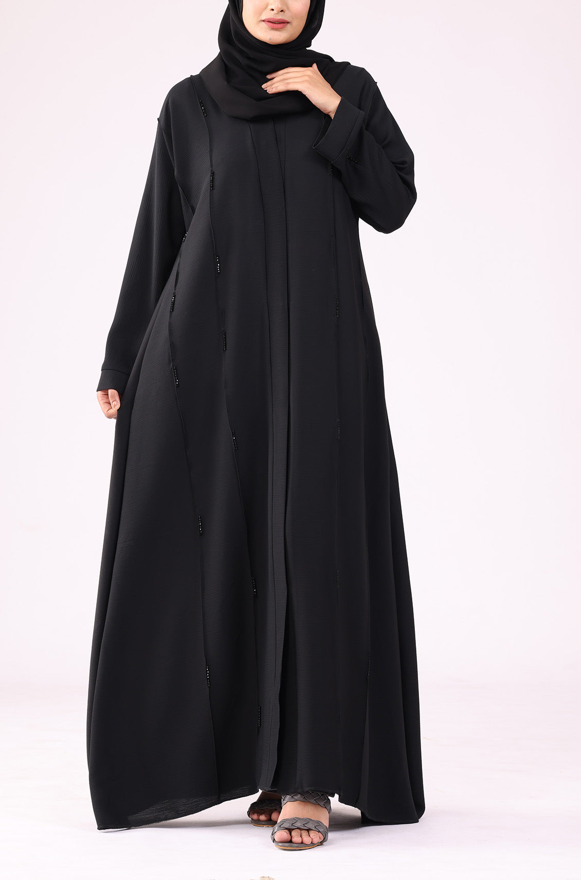 Pearl on sale design abaya